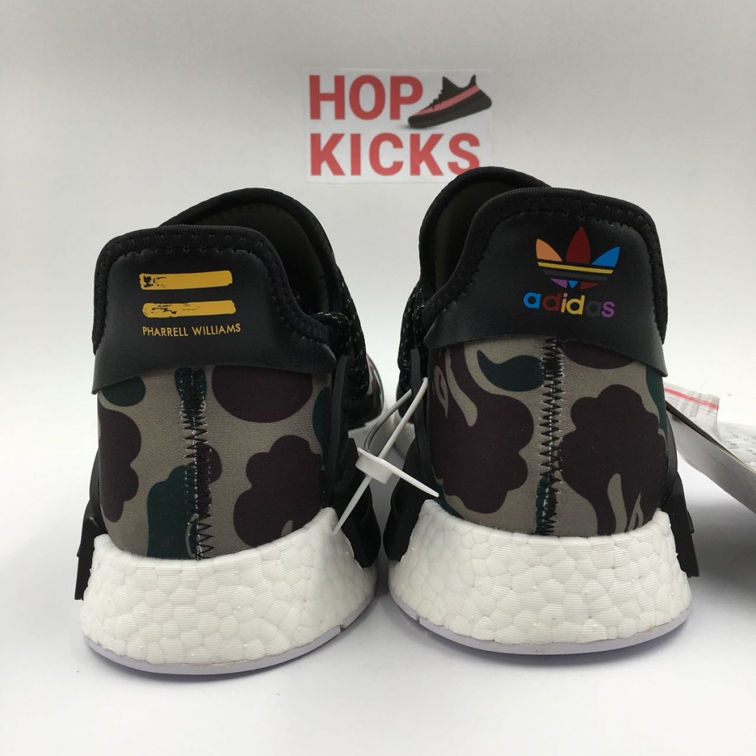 Bape x Pharrell Williams x Adidas NMD Human Race Real Boost
